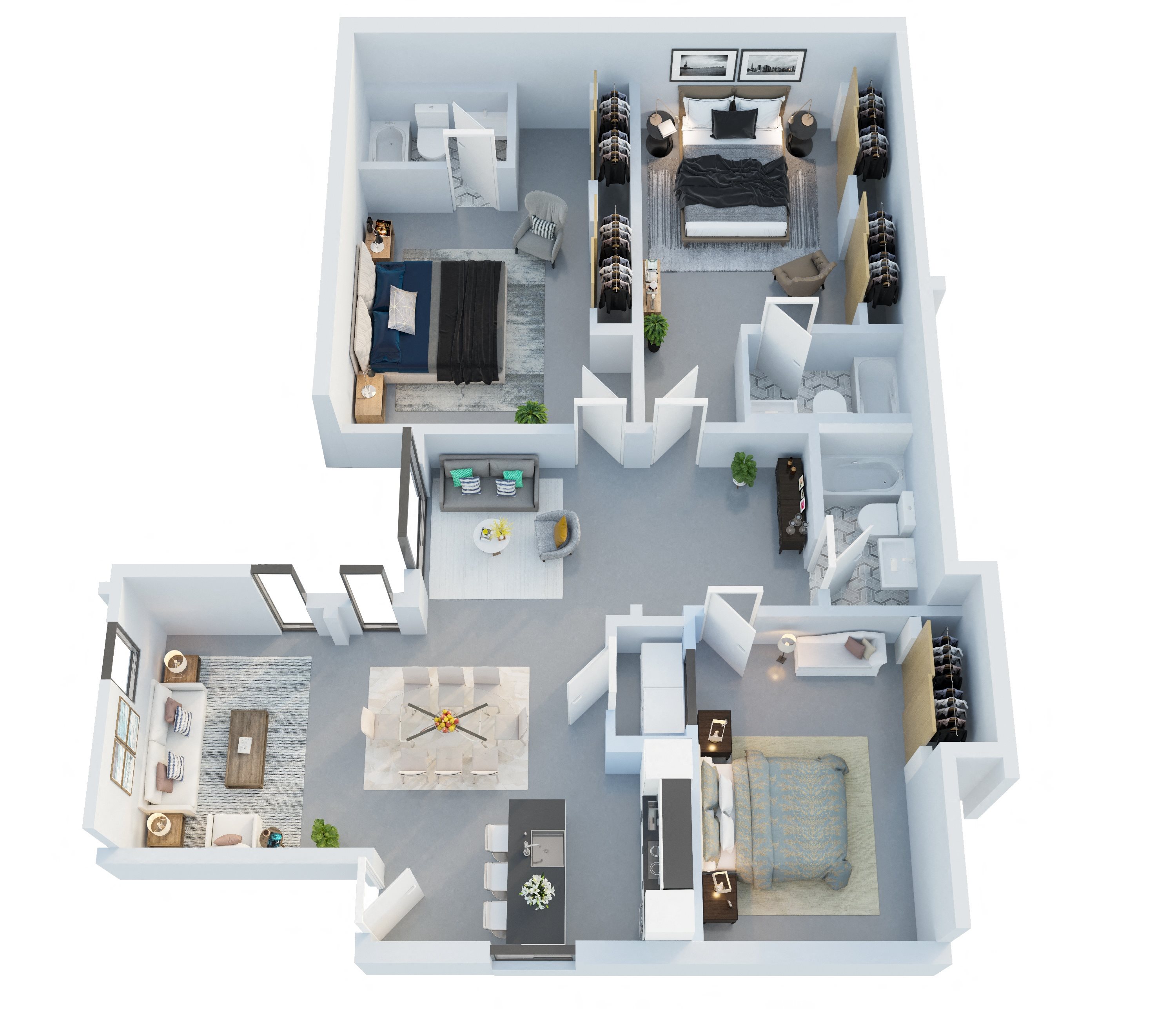 Unit 234 3 Bedroom 3 Bathroom Apartment